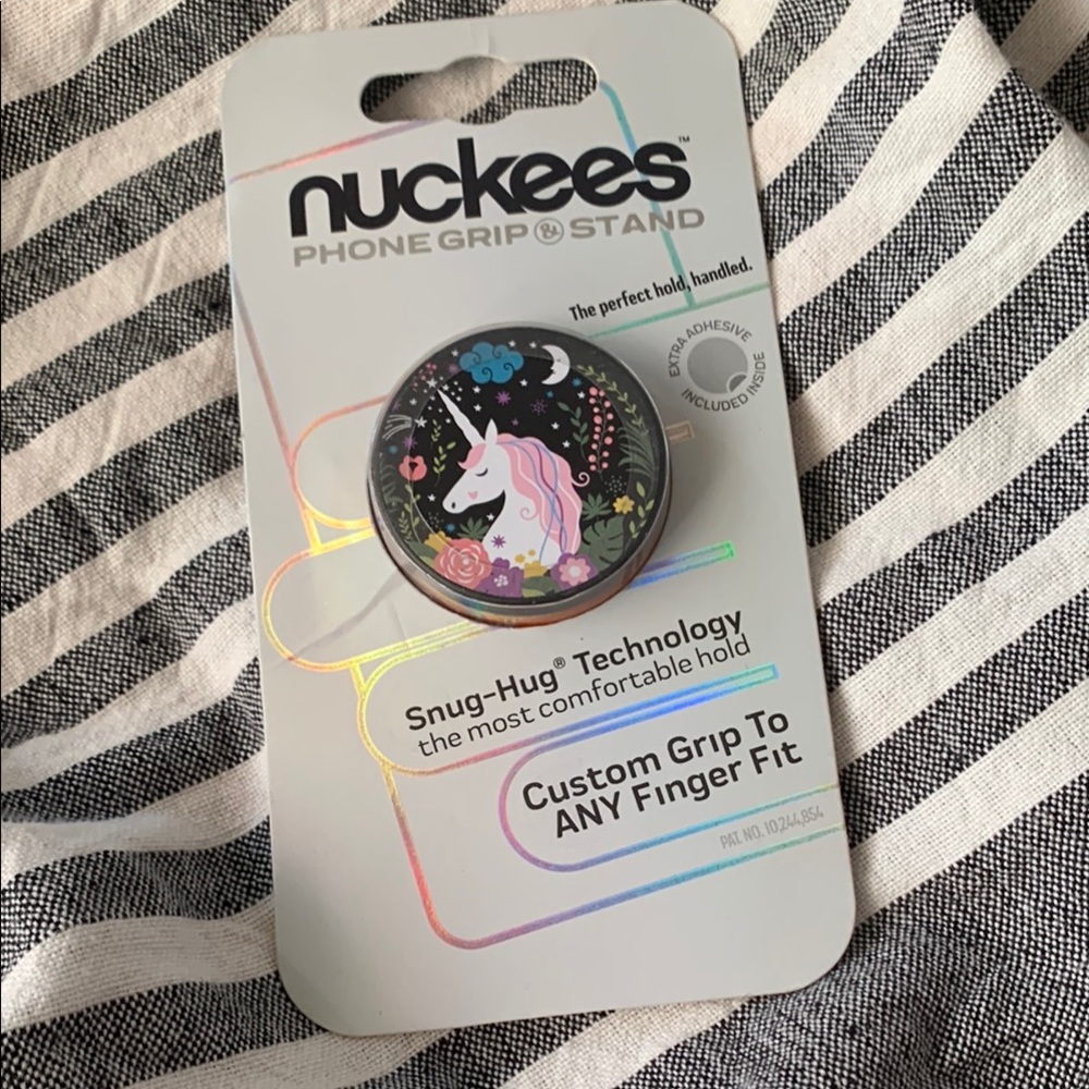 Nuckees Phone Grip & Stand Magical Unicorn Forest Style